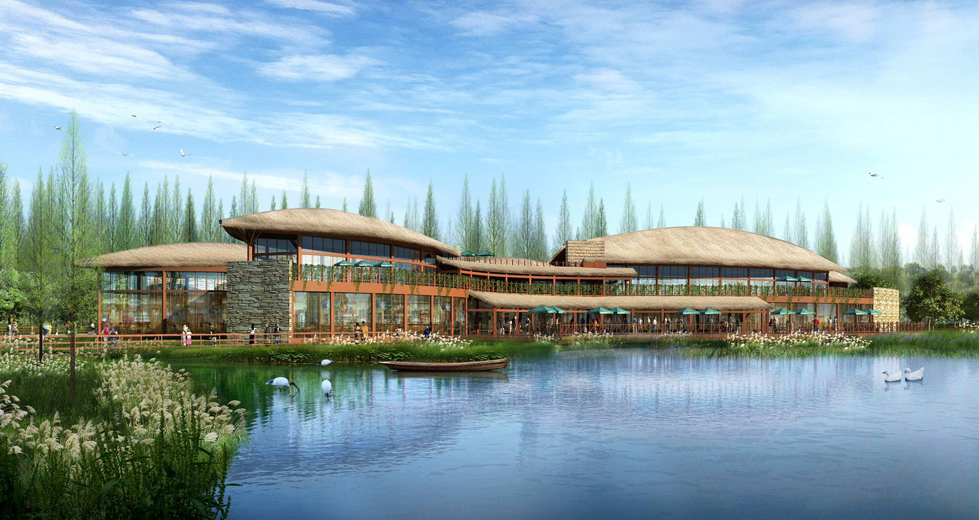 張掖城市濕地博物館